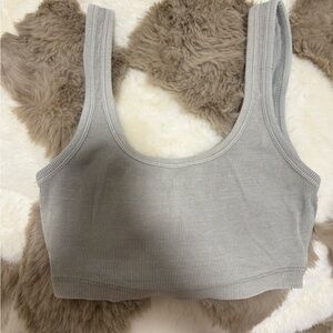 zara mini tank grey